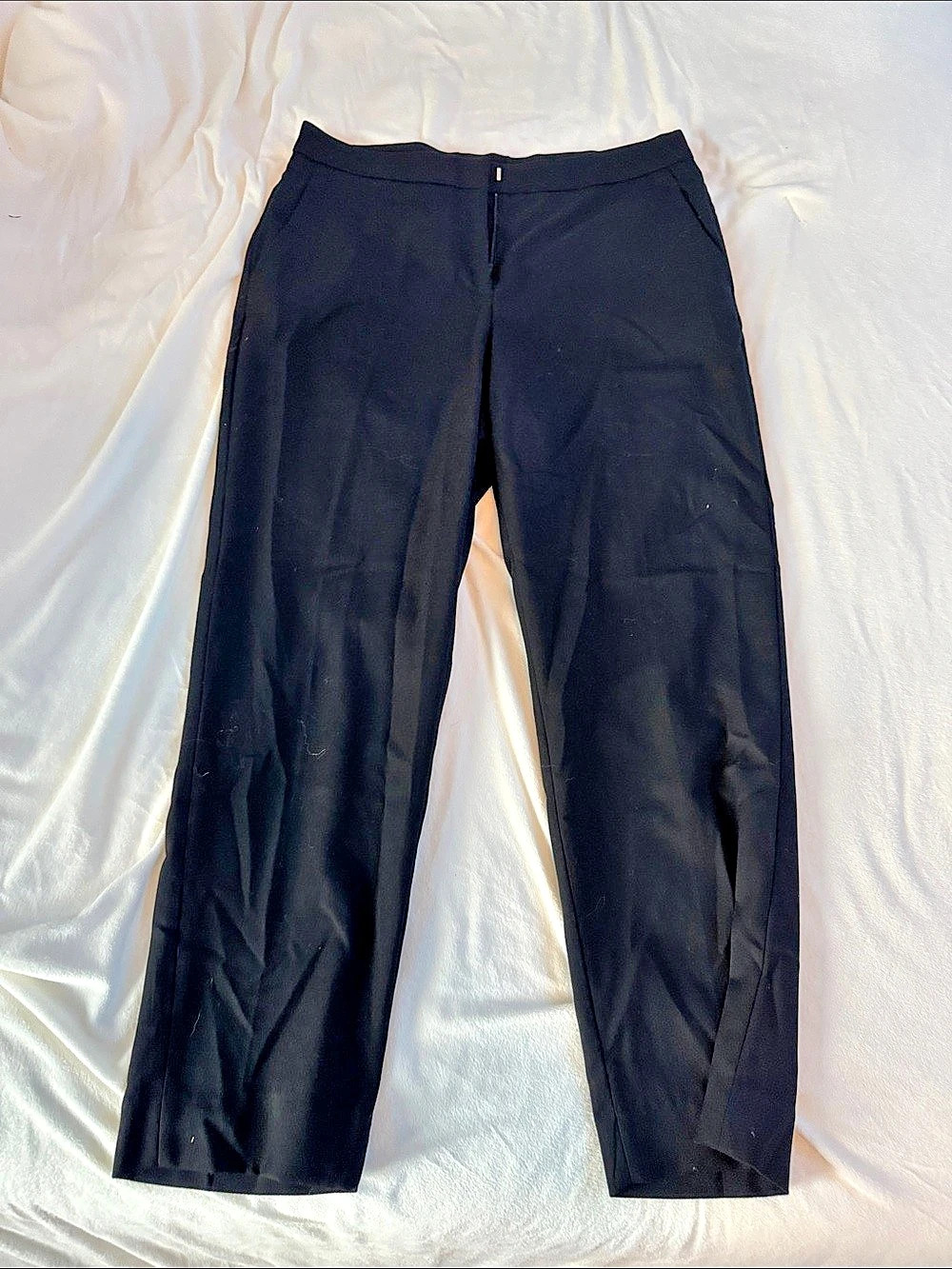 H&M Black Straight Leg Pants Size 8